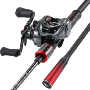 Baitcasting Fishing Rod and Reel Combo