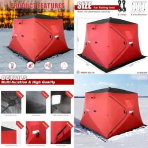 Insulated Ice fishing Shelter 2-3 Person